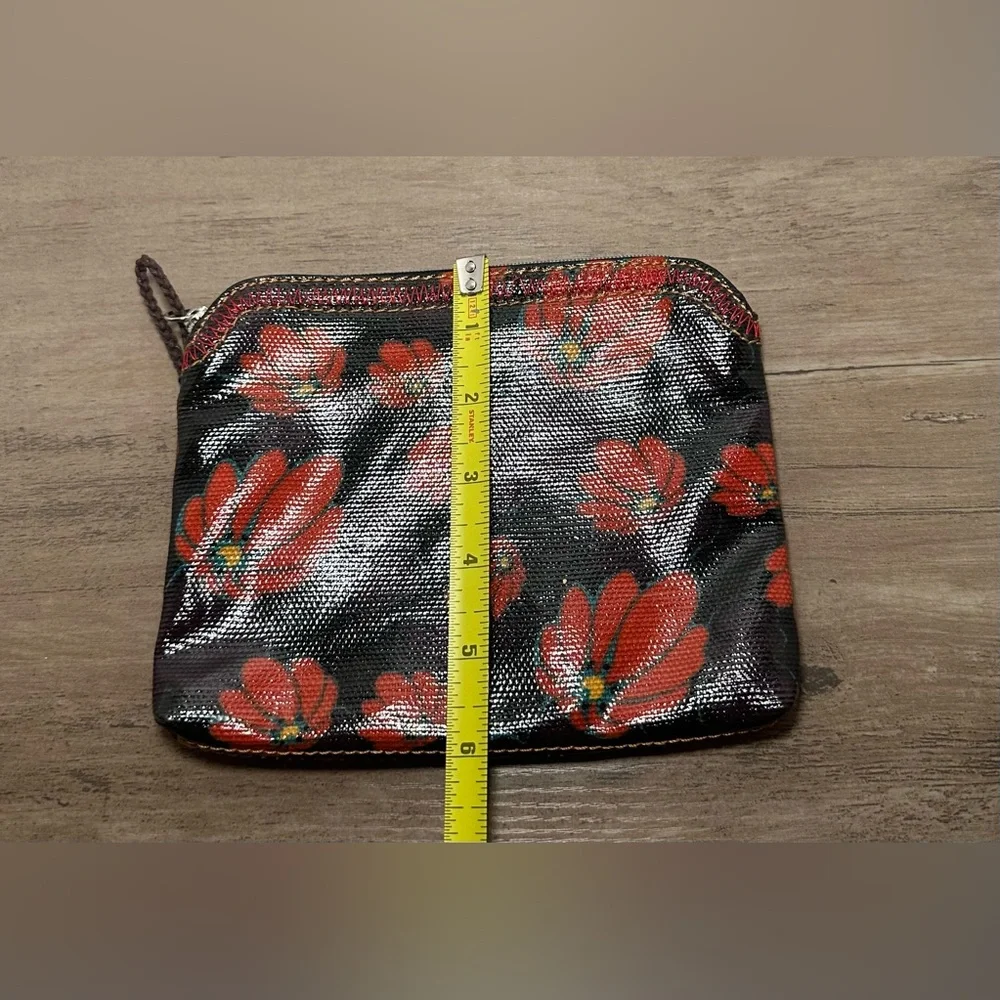 Sakroots Floral Cosmetic Makeup Bag Red &‎ Navy.